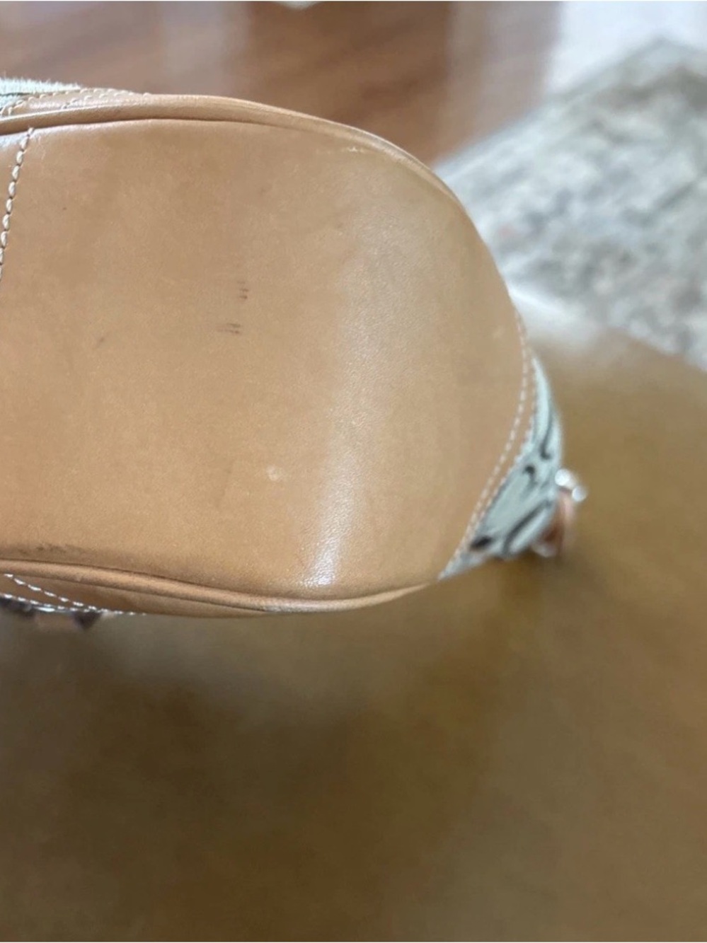 Coach Signature Hobo Purse E05K-8K03 Vintage Shoulder Tote - Picture 4 of 15